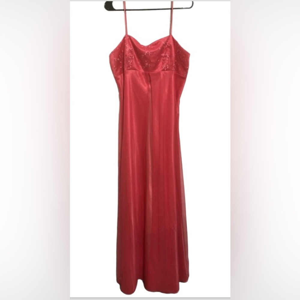 Isis Collection evening gown, semi formal, coral color, size 2X, prom, wedding